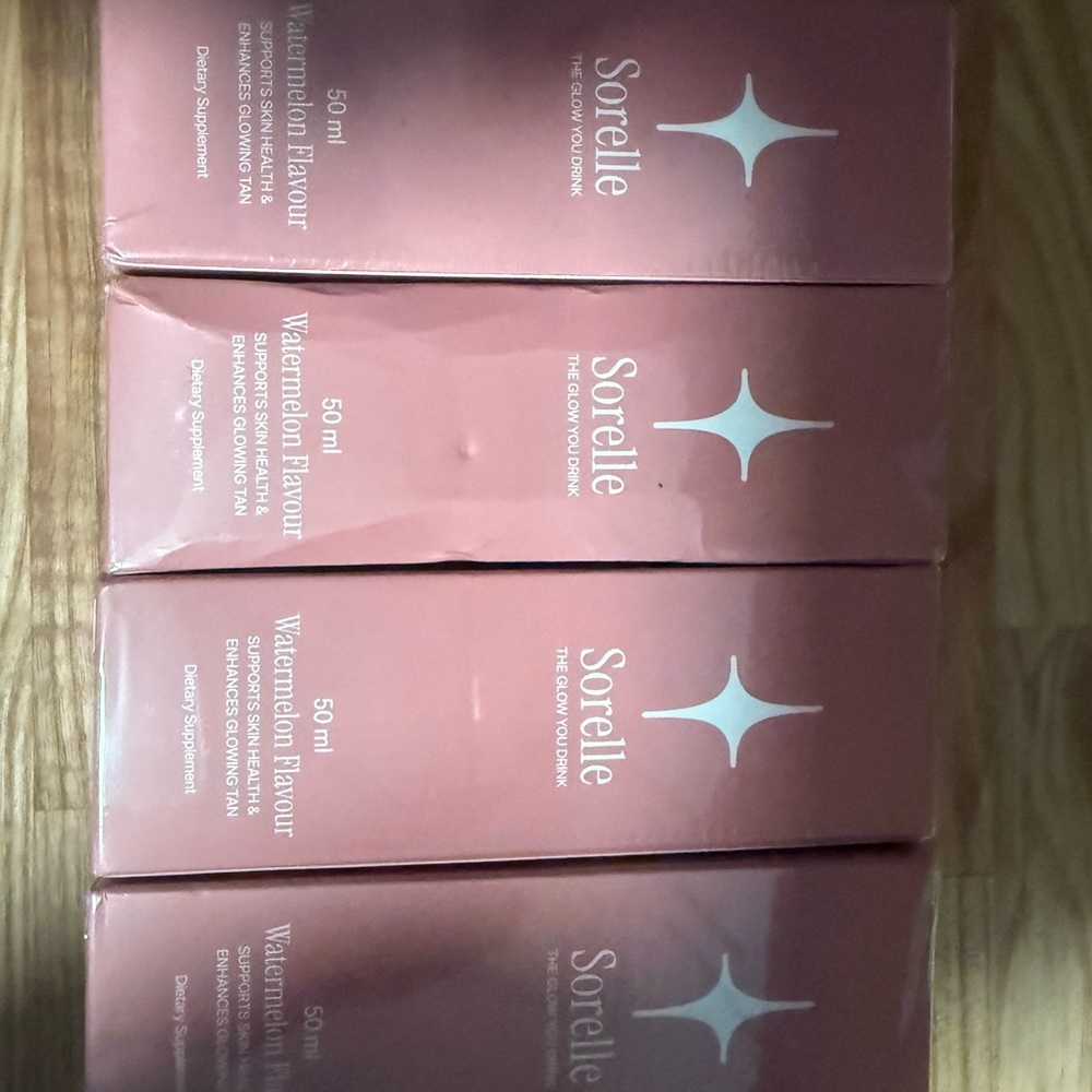 Sorelle Tanning Drops – 4 NEW Bottles!
Fresh Watermelon Flavor | 50ml each